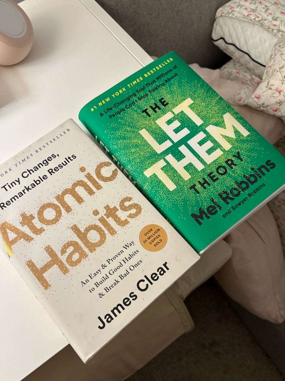 🌸FLASH SALE🌸 Atomic Habits & The Let Them Theory - Hardcover Books